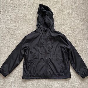 VVGUC GAP Kids Black Hooded Water Resistant Jacket